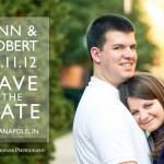 Ann & Robert Heeter - Save The Date Card - Broad Ripple, Indianapolis