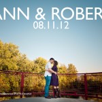 Ann & Robert Heeter - Save The Date Card - Broad Ripple, Indianapolis